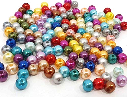 Perlin Wachsperlen Kunststoff Acryl 8mm Mix Bunte Perlen Tischdeko Hochzeit Rund Drahtsterne Streudeko Perlmutt Perlensterne Basteln Wachs-Perlen Wax Beads 500 Stück P52 Perlin Wachsperlen Kunststoff Acryl 8mm Mix Bunte Perlen Tischdeko Hochzeit Rund Drahtsterne Streudeko Perlmutt Perlensterne Basteln Wachs-Perlen Wax Beads 500 Stück P52 von Perlin