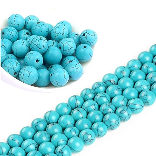 Perlin - 70 Türkis 6mm EDELSTEIN STRANG PERLEN HALB NATURSTEIN PERLENKETTE BLAU RUND G41 Perlin - 70 Türkis 6mm EDELSTEIN STRANG PERLEN HALB NATURSTEIN PERLENKETTE BLAU RUND G41 von Perlin