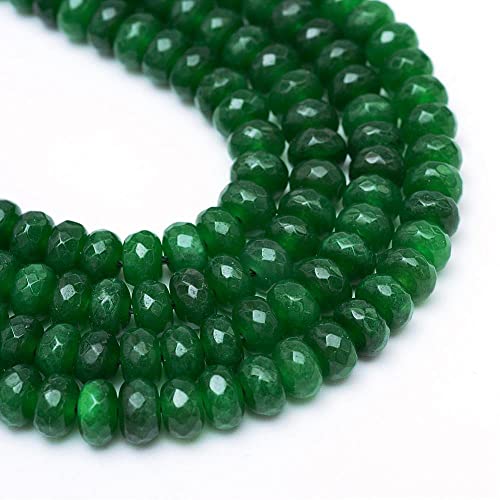 Perlin Edelstein Perlen Achat Stein 4mm Grünfarbe 30Stk Facettiert Rondelle Edelsteine Halbedelstein Schmuckperlen Schmuckstein G126 Perlin Edelstein Perlen Achat Stein 4mm Grünfarbe 30Stk Facettiert Rondelle Edelsteine Halbedelstein Schmuckperlen Schmuckstein G126 von Perlin