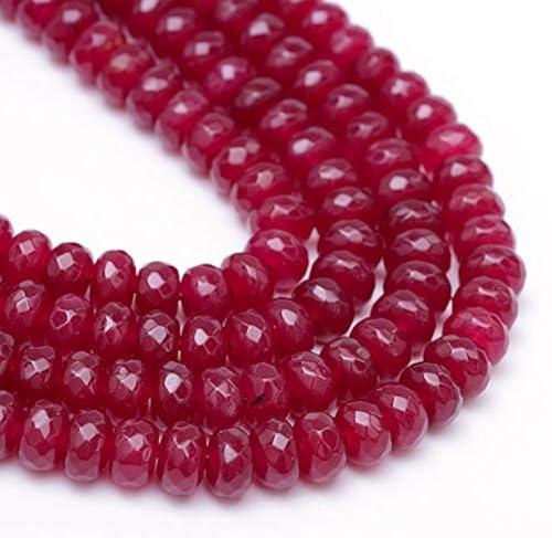 Perlin Edelstein Perlen Achat Stein 4mm Rot 30Stk Facettiert Rondelle Edelsteine Halbedelstein Schmuckperlen Schmuckstein G150 Perlin Edelstein Perlen Achat Stein 4mm Rot 30Stk Facettiert Rondelle Edelsteine Halbedelstein Schmuckperlen Schmuckstein G150 von Perlin