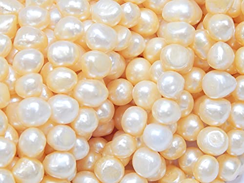 Süßwasserperlen, Zuchtperlen 8mm Krem Apricot, Reiskorn Natur Rund Barock Edelstein Perlen, Muschelperlen Schmuckstein Perle Zum Fädeln Süßwasserperlen, Zuchtperlen 8mm Krem Apricot, Reiskorn Natur Rund Barock Edelstein Perlen, Muschelperlen Schmuckstein Perle Zum Fädeln von Perlin