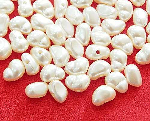 Wachsperlen, Zuchtperlen Imitat 10x6mm Creme Krem 200stk. Reiskorn Kunststoff Acryl Perlen, Tischdeko, Hochzeit, Streudeko Perlmutt Wachsperlen, Zuchtperlen Imitat 10x6mm Creme Krem 200stk. Reiskorn Kunststoff Acryl Perlen, Tischdeko, Hochzeit, Streudeko Perlmutt von Perlin