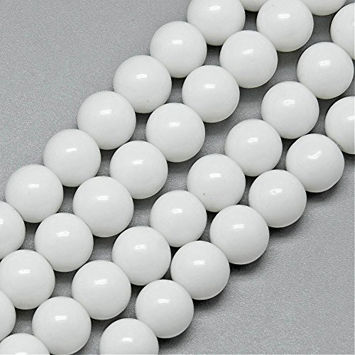 Weiß Jade Perlen Halbedelstein 4mm MATT RUND 80Stk Edelstein Strange Gemstone beads G50 Weiß Jade Perlen Halbedelstein 4mm MATT RUND 80Stk Edelstein Strange Gemstone beads G50 von Perlin