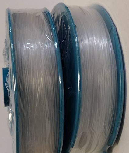 Efco 2er Set Perlonfaden, Polyamid, 20,0 kg, 0,7 mm Durchmesser, 100 m, Transparent, basteln, angelschnur von Efco von Perlonfaden 2er Set