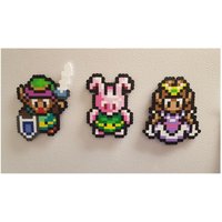 Link Perler Beads, Zelda Pixel Art, Ein in Die Vergangenheit von Perlpop