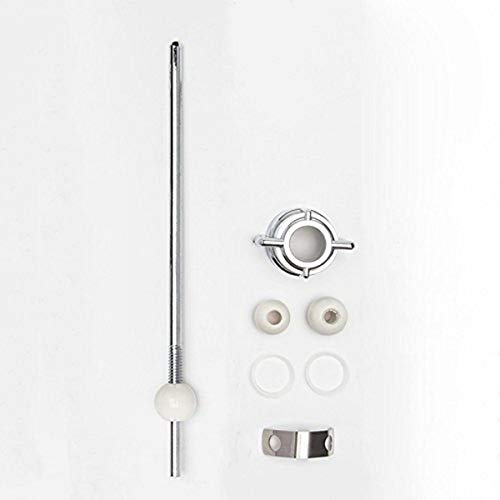 PF WaterWorks PF0905 Universal-Ersatz-Set für Waschbecken, Kugelstange/Mittelschwenkstange, verstellbare Kugelstange + 1 Muttern (Chrom) + 3 Größen von Kugeln + Clip, Chrom, 1 Stück von PermaFLOW