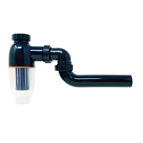 PermaFLOW PT5001-2 SinkGENIE No Mess Money Saving P-Trap, Schwarz und transparent von PermaFLOW