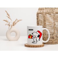 Personalisiert Tasse Snoopy Namen Frohe Weihnachten Christmas Geschenk Keramik Weihnachtsgeschenk Geschenkidee Junge Mädchen Snopy Permano Personalisiert Tasse Snoopy Namen Frohe Weihnachten Christmas Geschenk Keramik Weihnachtsgeschenk Geschenkidee Junge Mädchen Snopy Permano von PermanoShop