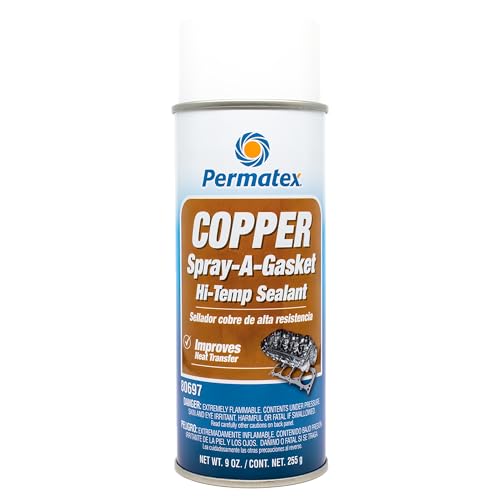 Permatex 80697 Copper Spray-A-Gasket High-Temp Sealant Fast-Drying, Metallic Copper Spray Adhesive 255g Permatex 80697 Copper Spray-A-Gasket High-Temp Sealant Fast-Drying, Metallic Copper Spray Adhesive 255g von Permatex