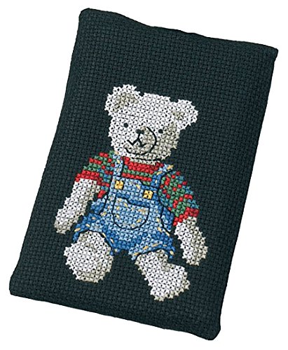 Kreuzstich-Set, Motiv Permin Teddy auf schwarzem Handy-Cover Kreuzstich-Set, Motiv Permin Teddy auf schwarzem Handy-Cover von Permin