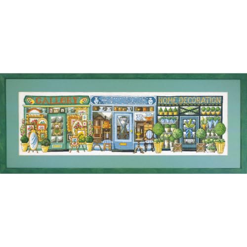 Permin Kreuzstich Stickpackung Geschäfte Zählmuster Permin Kreuzstich Stickpackung Geschäfte Zählmuster von Permin