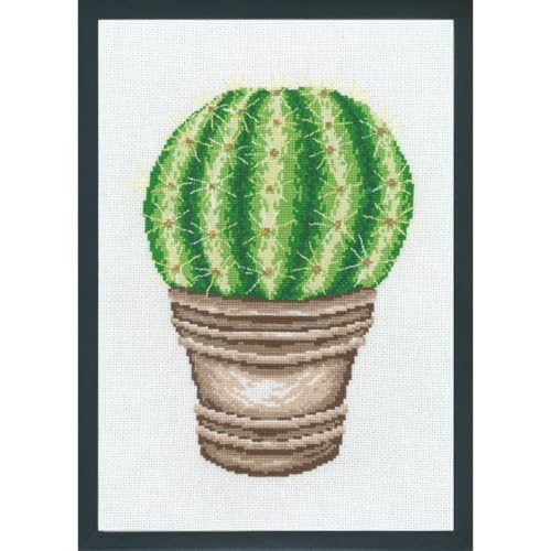 Permin Kreuzstich Stickpackung Goldkugel Kaktus Zählmuster von Permin