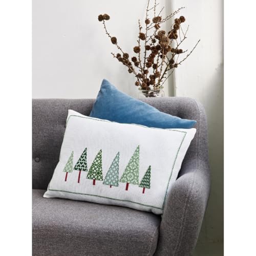 Permin Kreuzstich Stickpackung Kissen Vorderseite Weihnachtsbäume Zählmuster Permin Kreuzstich Stickpackung Kissen Vorderseite Weihnachtsbäume Zählmuster von Permin