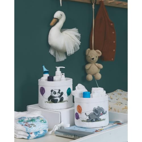 Permin Kreuzstich Stickpackung Korb Elefant Zählmuster von Permin