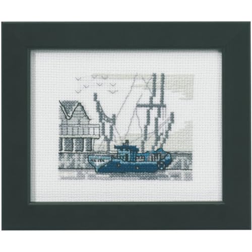 Permin Kreuzstich Stickpackung Segelboot/Mole Zählmuster von Permin