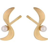 Ohrringe Ocean Wave Earsticks gold von Pernille Corydon