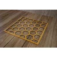 Wabenmuster Stil Holz Handgemachte Raumaufteilung, Wanddekoration Panel, Wanddeko, Wandtattoo, Wohnkultur Wabenmuster Stil Holz Handgemachte Raumaufteilung, Wanddekoration Panel, Wanddeko, Wandtattoo, Wohnkultur von PeroWorx