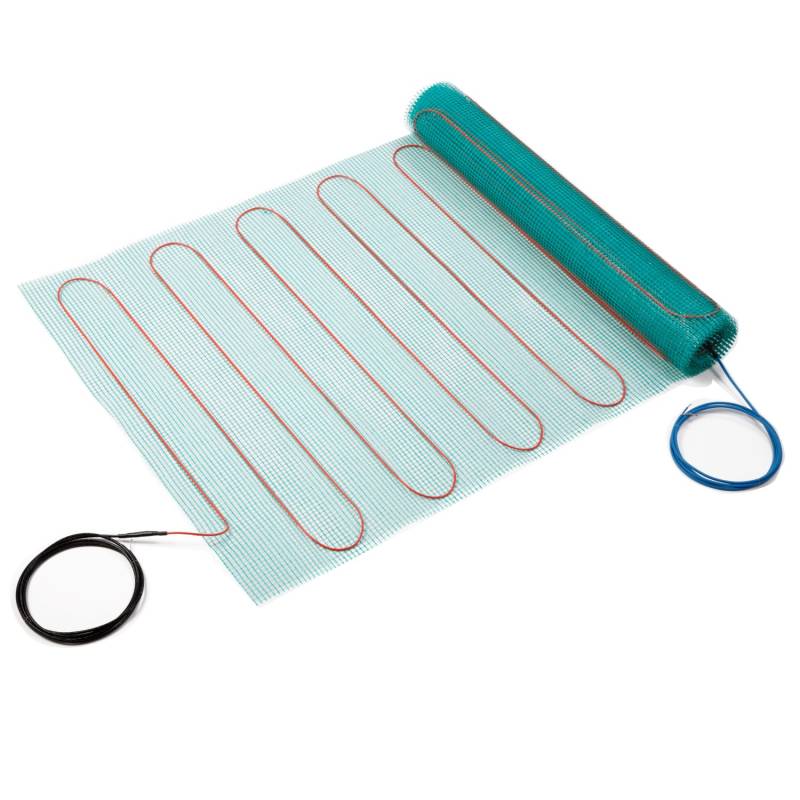 Perobe Elektrische Fußbodentemperierung 230 Volt Heizmatte 1 m² von Perobe