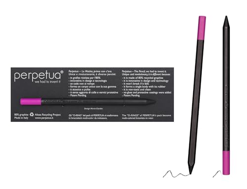 Perpetua Grafit-Stifte, Langlebige & Robuste HB Bleistifte aus Grafit, Nachhaltiger Bleistift HB mit Gummi zum Zeichnen, Schreiben & Skizzen, Ergonomischer Profi Bleistift Nr 2 für Schule & Büro von Perpetua