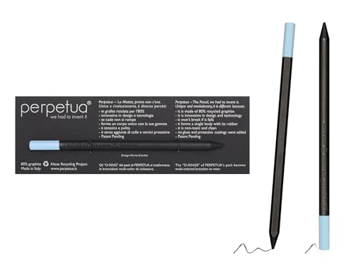 Perpetua Grafit-Stifte, Langlebige & Robuste HB Bleistifte aus Grafit, Nachhaltiger Bleistift HB mit Radiergummi zum Zeichnen, Schreiben & Skizzen, Ergonomischer Profi Bleistift für Schule & Büro von Perpetua