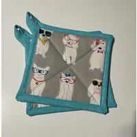 Handgemachte Topflappen, Weihnachtsgeschenke, Küchendeko, Süße Geschenke Für Sie, Einzigartige Geschenkideen, Muttertagsgeschenk, Valentinstag von PersiansTouch