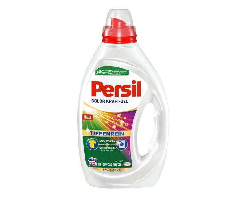Persil Color Kraft-Gel - Tiefenrein Colorwaschmittel (20 WL, 900 ml) von Persil