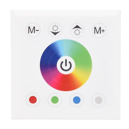 Persistence DC12V-24V RGB/RGBW Wandmontiertes Touch-Panel-Controller-Glas-Panel-Dimmer für LED-Streifen, Lampe, von Persistence