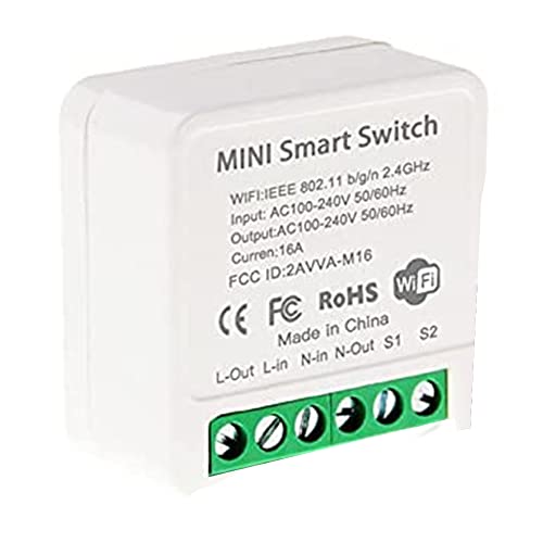 Persistence Mini Smart WiFi Relais Schalter, DIY Lichtschalter Smart Life/Tuya Anwendung, drahtlose Fernbedienung Persistence Mini Smart WiFi Relais Schalter, DIY Lichtschalter Smart Life/Tuya Anwendung, drahtlose Fernbedienung von Persistence