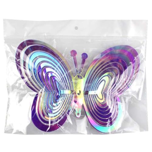 Persistence Schmetterlings-, hängende Ornamente, Vogelabwehr, Windfänger, drehbares , Outdoor-Dekoration, einfache Installation von Persistence