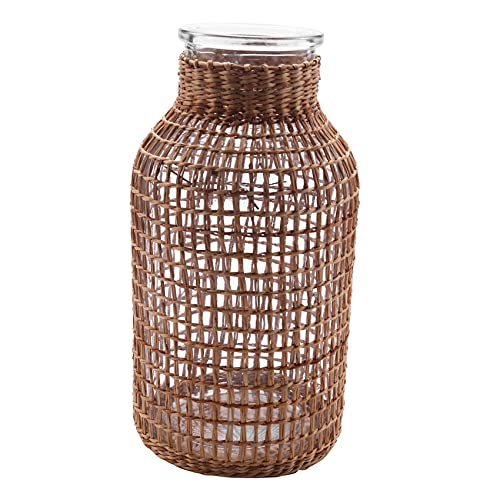 Persistence Strohglas Blumenvase Japanischer Blumentopf im Nordic Contracted Flower Basket to -L von Persistence