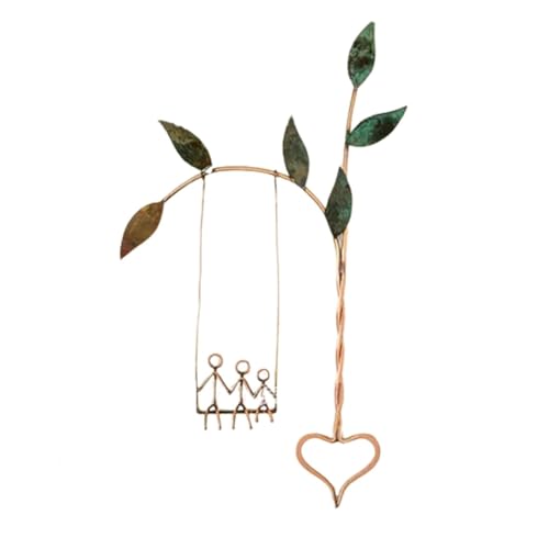 Persistence Swing Decorations Metal Wall Arts, Metal Wall Decor, Wall Decor Living Room, Exquisite Wall Sculptures Home Decor Easy to Use B von Persistence
