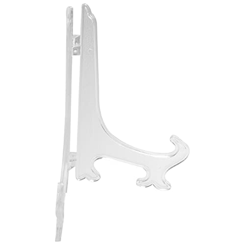 Persistence Transparente Staffelei mit 17,8 cm großem Ständer, für Teller, Schüssel, Bilderrahmen, Fotoständer von Persistence