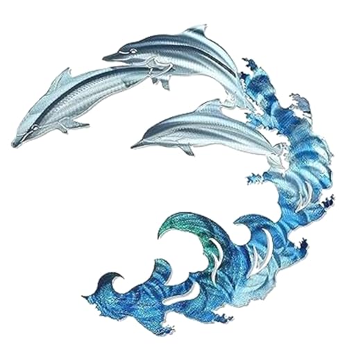 Persistence Wanddekoration aus Metall, Wanddekoration für Aquarium, Ozean, Wanddekoration für Zuhause von Persistence