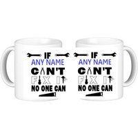 Wenn Grandad Cant Fix Es Kann, Sind Wir Fest Verschraubt Neuheit Keramik Kaffeebecher von PersonalisedJust4U
