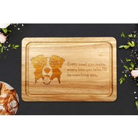 Border Collie Schneidebrett Aus Holz 30cm X 20cm von PersonalisedStore