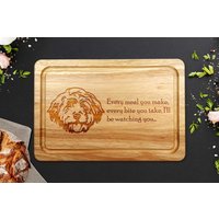 Cockapoo Schneidebrett Aus Holz 30cm X 20cm Cockapoo Schneidebrett Aus Holz 30cm X 20cm von PersonalisedStore