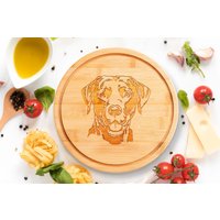 Labrador Retriever Porträt Runde Schneidebrett Verschiedene Größen von PersonalisedStore