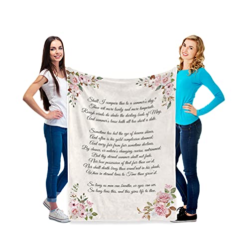 Weiche Personalisierte Fleecedecke mit beliebigem Text | Minky Kuscheldecke Nachricht Brief Decke (Text, Keine Fotos) von Personalisedog