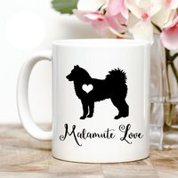 Alaskan Malamute-Kaffeebecher von Personalizeitpaws