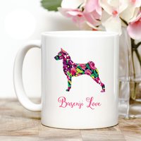 Basenji Liebe Kaffeebecher von Personalizeitpaws