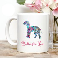 Bedlington Liebe Kaffeebecher von Personalizeitpaws