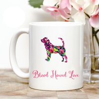 Blut-Hound Liebe Kaffeebecher von Personalizeitpaws