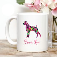 Boxer Lieben Kaffee Tasse von Personalizeitpaws