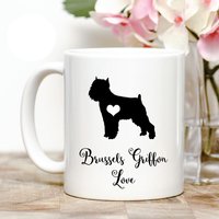Brüsseler Griffon Liebe Kaffeebecher von Personalizeitpaws