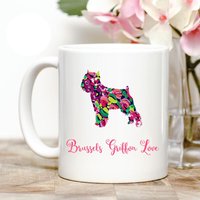 Brüsseler Griffon Liebe Kaffeebecher von Personalizeitpaws