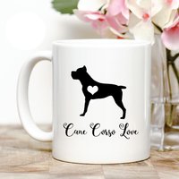 Cane Corso Liebe Kaffeebecher von Personalizeitpaws