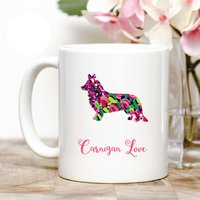 Cardigan Corgis Love Kaffeetasse von Personalizeitpaws
