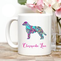 Chesapeake Bay Retriever Lieben Kaffee Tasse von Personalizeitpaws