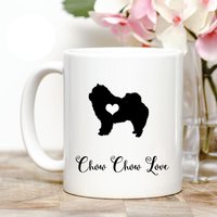 Chow Liebe Kaffeebecher von Personalizeitpaws
