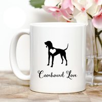 Coonhound Kaffeebecher von Personalizeitpaws